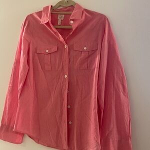 J. Crew Pink Button Down Shirt